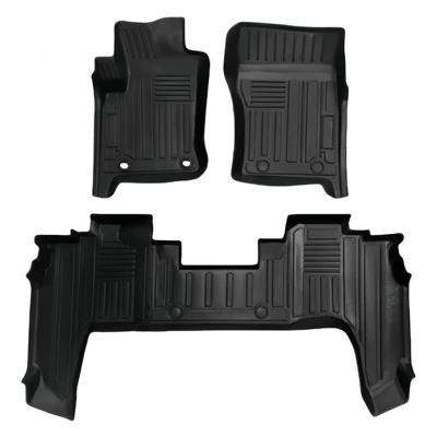Suitable for 2023 Toyota Coolidge Land Cruiser LC79 car mat left rudder/right rudder TPE foot mat (Modelə uyğun ayaqaltı) - 2023-toyota-land-cruiser-lc79-floor-mats-left-hand-drive