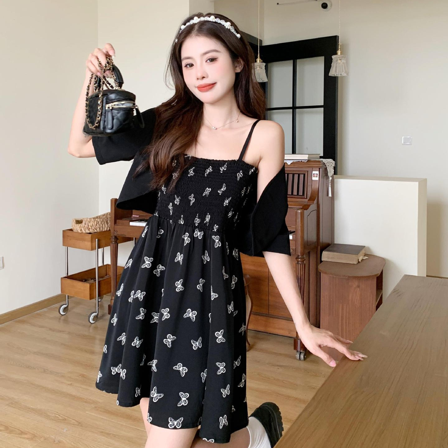  夏  L-4XL 大きいサイズ セットアップ（2タイプ：ショート丈、ロング丈）