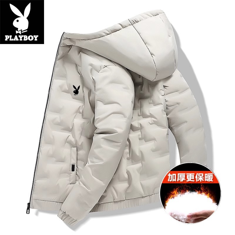 Tejido de alta densidad perfilado chaqueta de plumón hombre ropa de invierno vintage a prueba de viento engrosado chaqueta de herramientas de invierno de negocios ocio