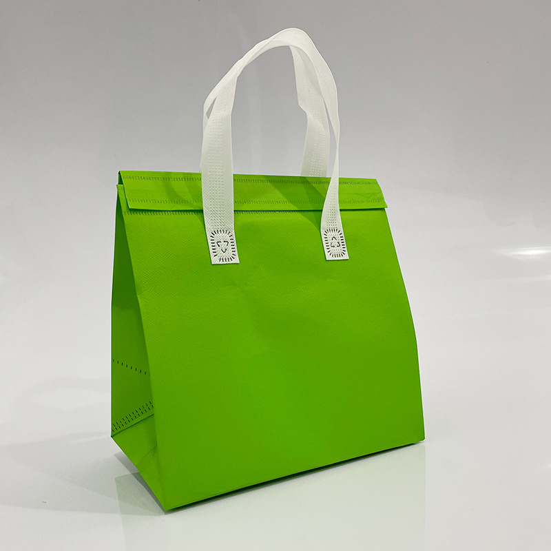 Para llevar bolsa de embalaje al por mayor catering papel de estaño bolso postre leche té bolsa de aislamiento logotipo personalizado barbacoa para llevar bolsa