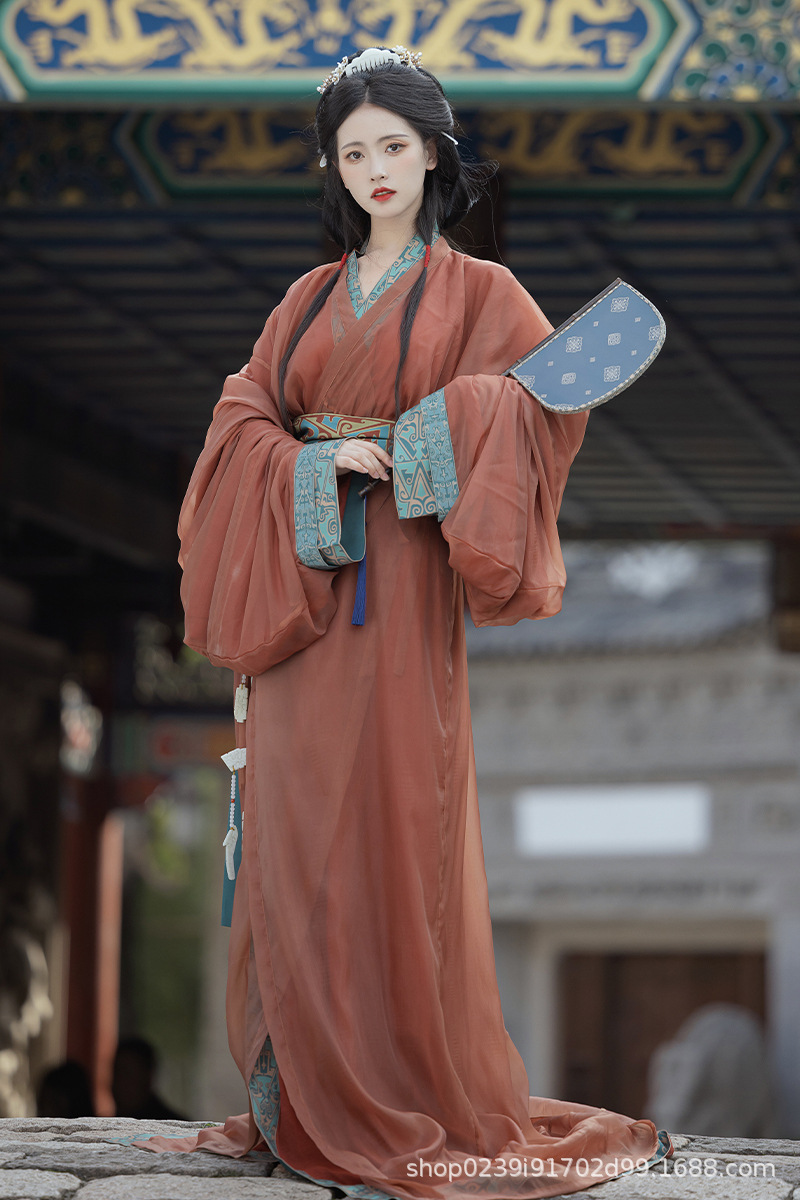 【梵音】汉服女装袍古风魏晋风战国袍大袖衫古装春夏超仙新款-阿里巴巴