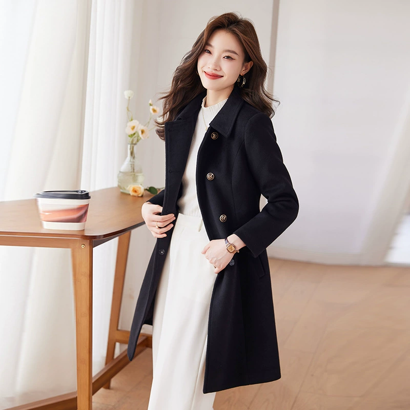Small woolen coat, autumn jacket, for teenagers