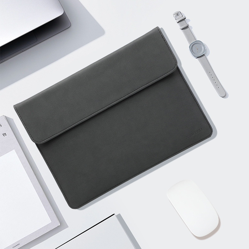 MacBookパソコンの中の大胆な包みはアップルのファーウェイを適用してノートの保護カバーの横のタイプの皮革のコンピュータの包みを連想します。|undefined
