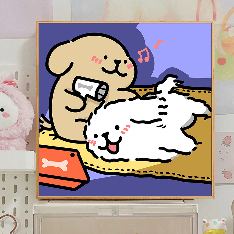 蝶デジタル油絵 diy 着色油絵子供の手描き蝶装飾絵画装飾品メーカー卸売|undefined