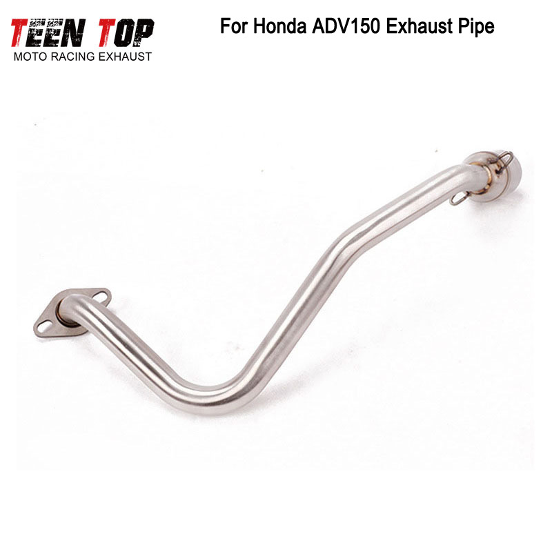 Suitable for X-Adv150 Motorcycle Scooter Exhaust Pipe Adv150 Stainless Steel Front Section 51mm Connecting Pipe