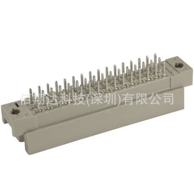 HARTING浩亭09283486902 2A48针 公连接器 波峰焊接接线方式 直式