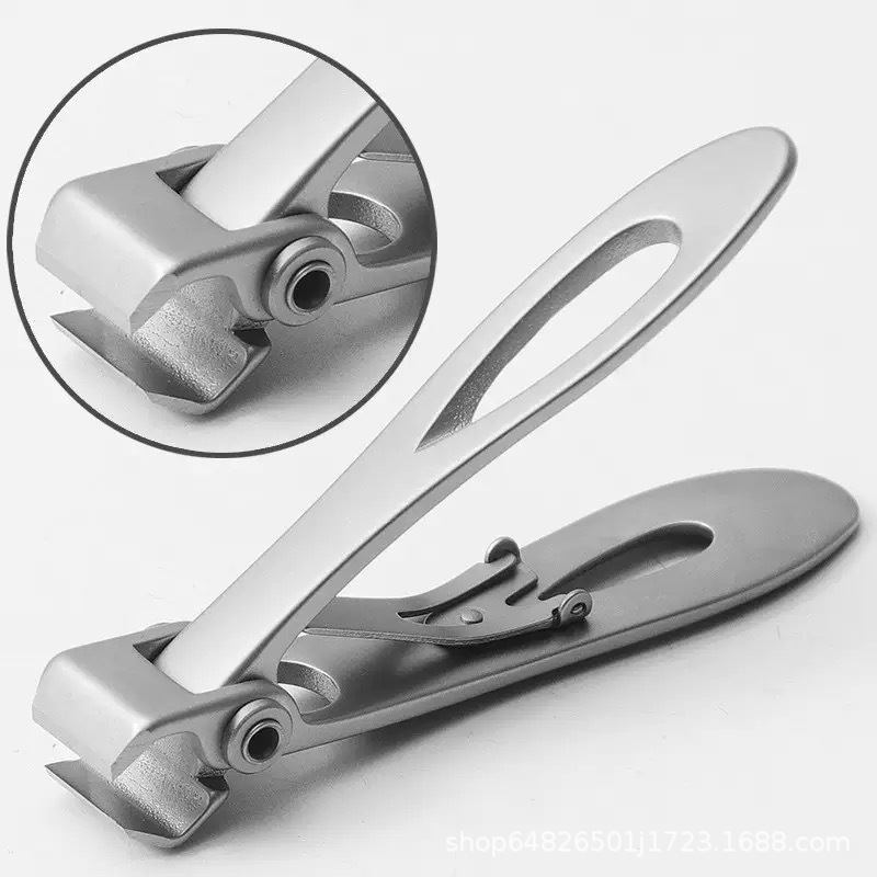 Cross-Border Flat-Nose Pliers Large Opening Nail Clippers Stainless Steel Nail Clippers Large Single Household Special Nail Clippers Set