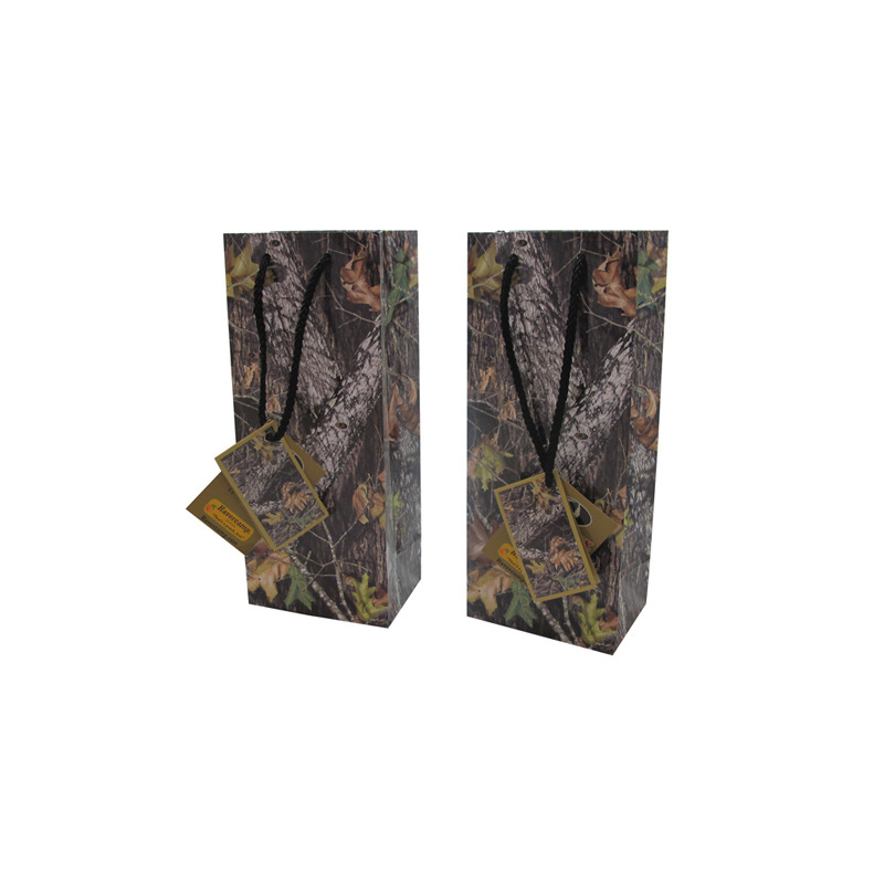 厂家印刷制作 单支红酒包装袋 纸袋 礼品袋 葡萄酒纸袋