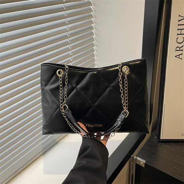Women's Bags 2025 New Popular Models, Light Luxury Women's Quilted Bags, Rubberized Tote Bags, Shoulder Bags, Crossbody Commuter Bags for Women