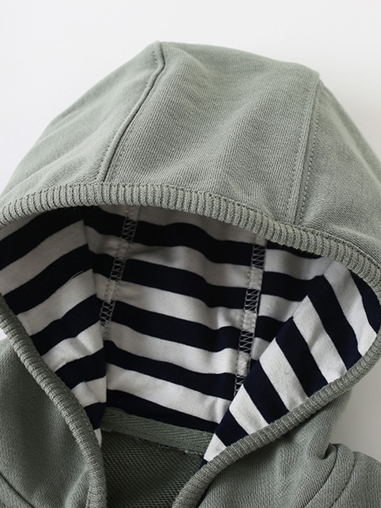 Malwee chaqueta de niño nuevo invierno y otoño europeo y americano con chaqueta con cremallera encapuchada guapo chaqueta de niño pequeño
