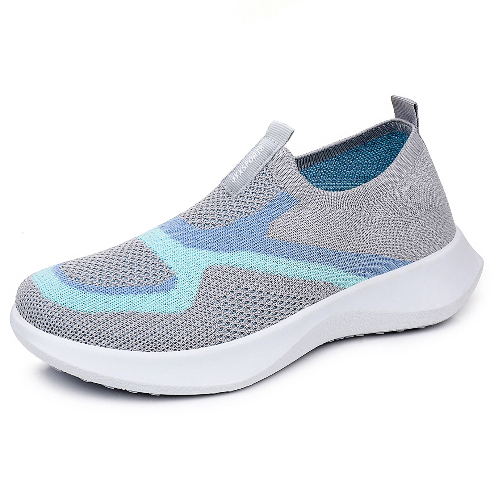 Zapatos casuales de primavera para mujeres, zapatos de tela transpirables, zapatos de tela suave, no cansados, zapatos de tela de un pie.