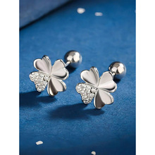R 94371 Clover Luxury Earrings ��Ҷ���ݶ����羳��ó��