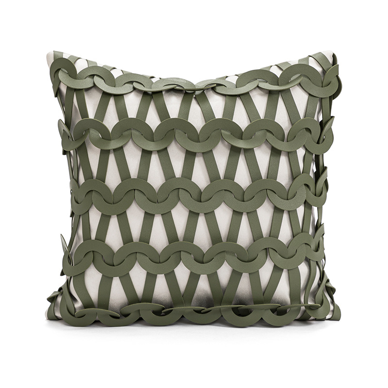 北欧のシンプルな編み物抱き枕寝室のソファーシートのクッションの軽い豪華なサンプルプレートの間のホテルの民宿抱き枕カバーの卸売り