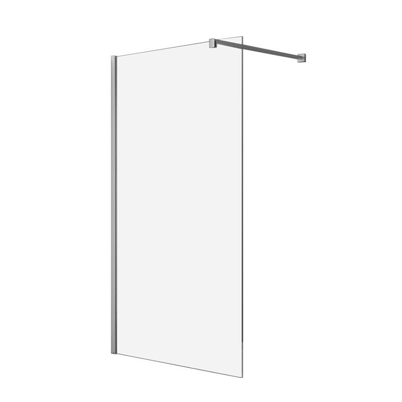 Manufacturers Custom Frosted Tempered Glass Bathroom Partition Shower Screen Door Aviation Aluminum Shower Room