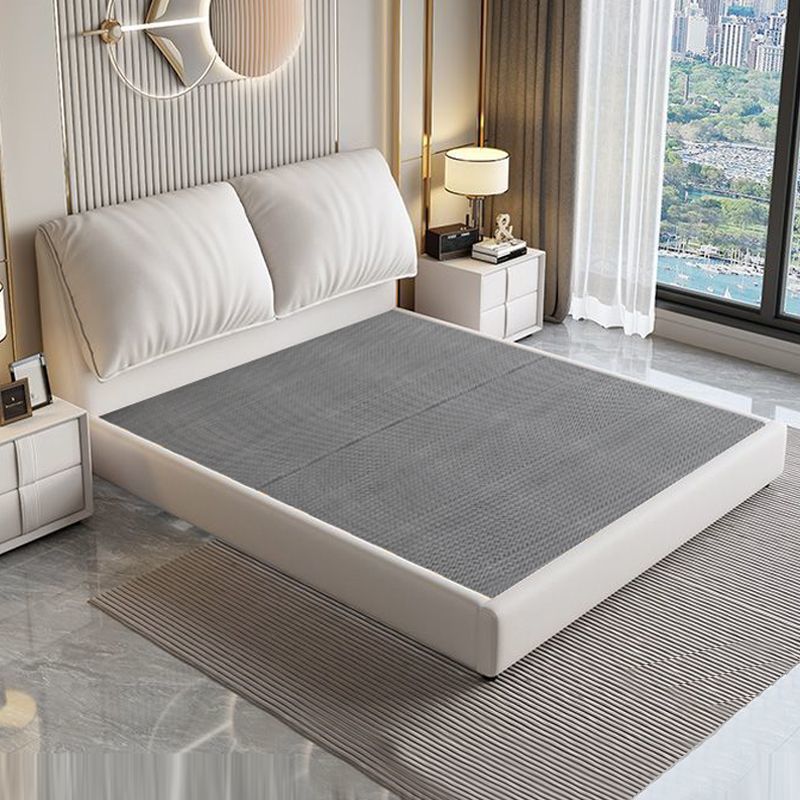 Genuine Leather Cream Elephant Ears Master Bedroom Large Bed Modern Simple Small Apartment Italian Wedding Bed Storage Double Bed Soft Bag