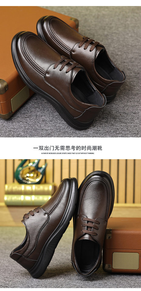 Giày lười nam da lộn mềm đế êm chống mài mòn, gót thấp 1-3 cm — CS9561 màu nâu, CS9561 màu đen chi tiết 17