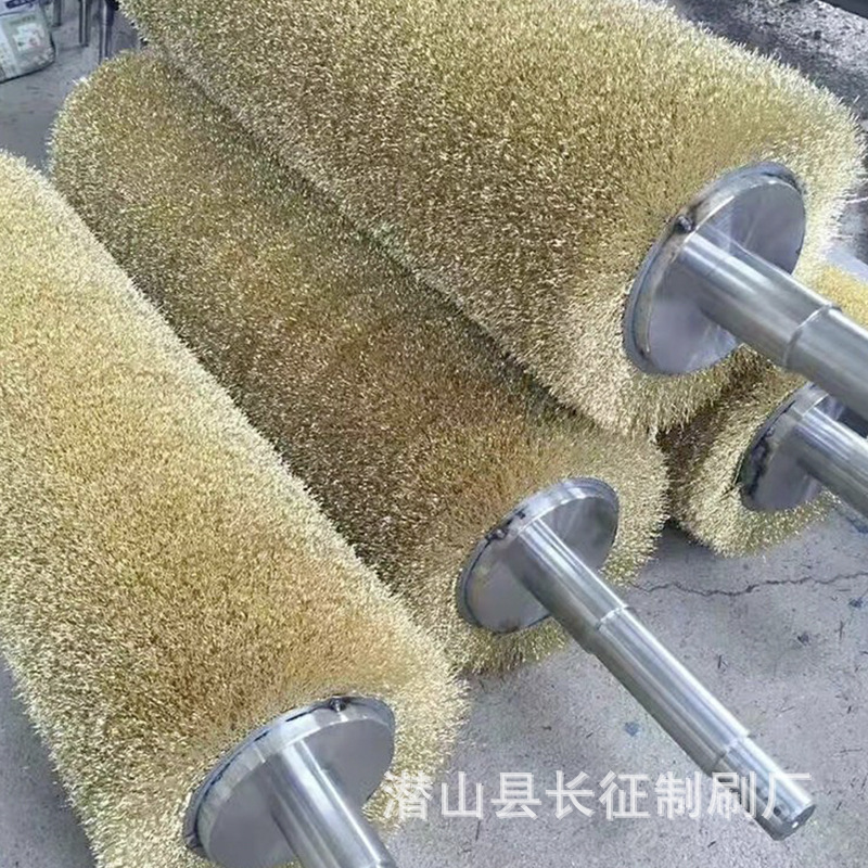 工業用錆取り鋼線ローラーブラシ、機械研磨、研削、伸線ステンレス鋼線、銅メッキワイヤーブラシローラー、ローラーブラシ|undefined