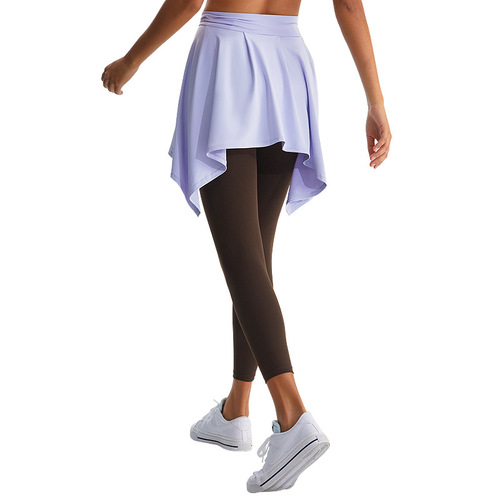European and American sports yoga skirt, anti-exposure straps, one-piece skirt, hip covering, ballet dance skirt, yoga wear