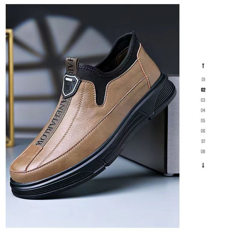 Chaussures de bureau décontractées à lacets en daim Derby pour hommes_voghion.com