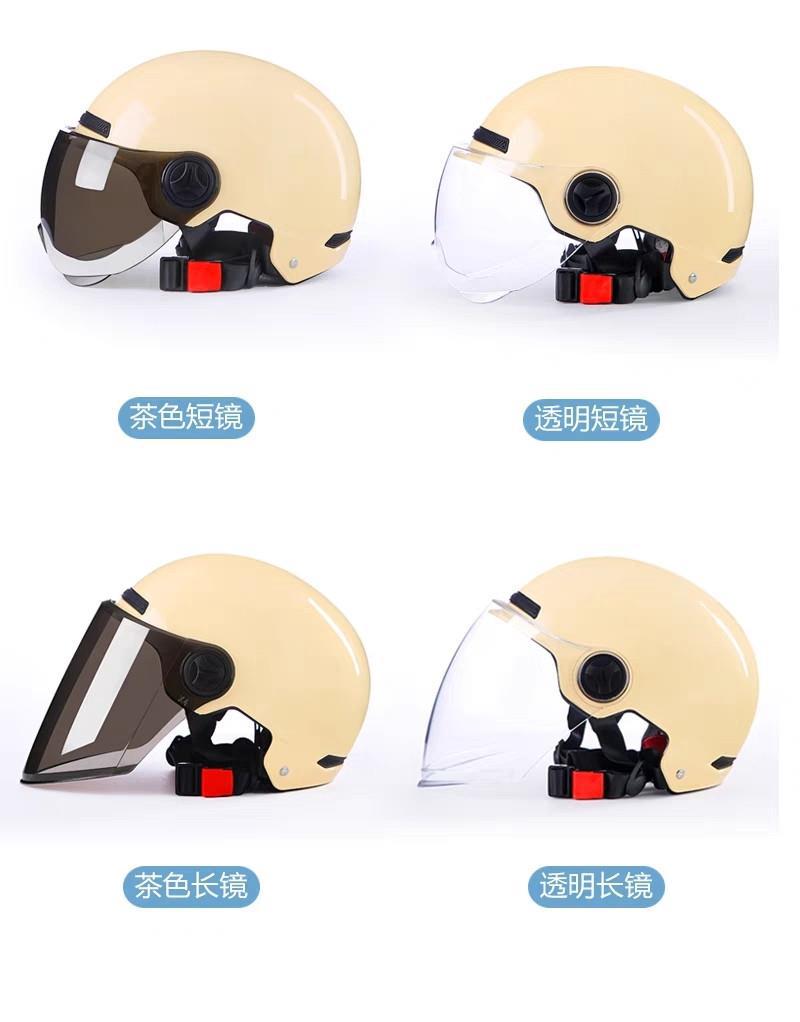 Newly certified electric bike helmet for men and women, motorcycle electric vehicle safety helmet, summer sun protection half helmet