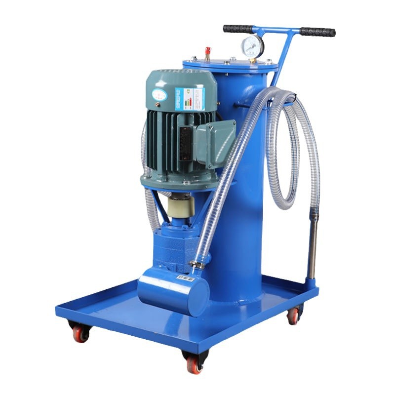 Small mobile oil filter truck lubricating oil hydraulic oil filter industrial impurity filter high precision oil filter
