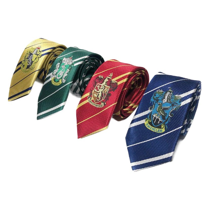 Harry Potter corbata insignia de los hombres y las mujeres magia Colegio cos uniforme accesorios JK estudiante LOGO fábrica directa