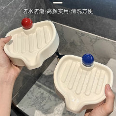 創意石鹸の箱は水を切って穴を開けないでトイレの台の家庭の浴室の石鹸の箱は洗濯石鹸の箱の石鹸の棚を収納します。