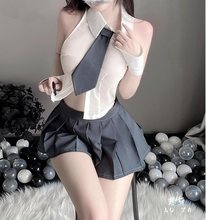 甜美学院风jk学生制服女韩版辣妹超短裙纯欲性感高颜值水手服套装