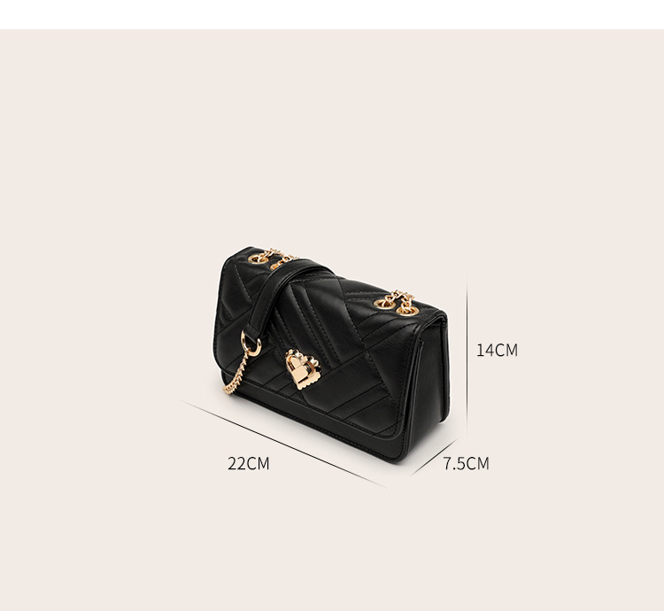 Borsa a tracolla donna versatile con ricamo e catena alla moda_voghion.com