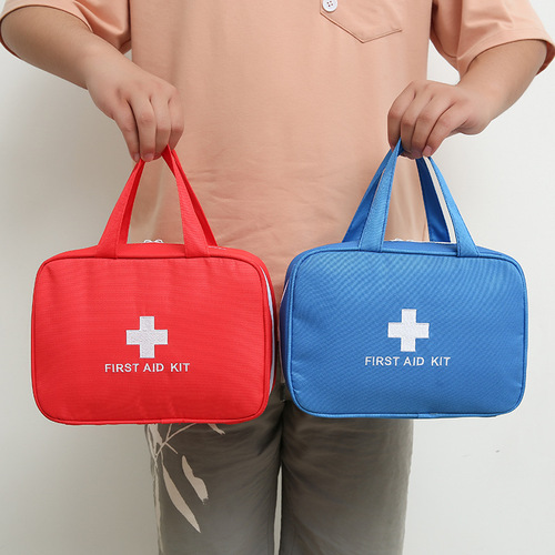 Foreign Trade Supply Home Use Student Prevention Protection Bag Children Convenient Carry Medical Kit First Aid Health Bag Large Size