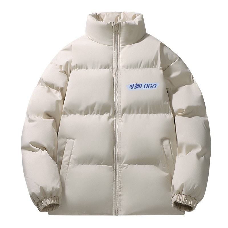 工厂直销款秋冬宽松学生党棉袄纯色冬棉衣男学生保暖面包棉服外套