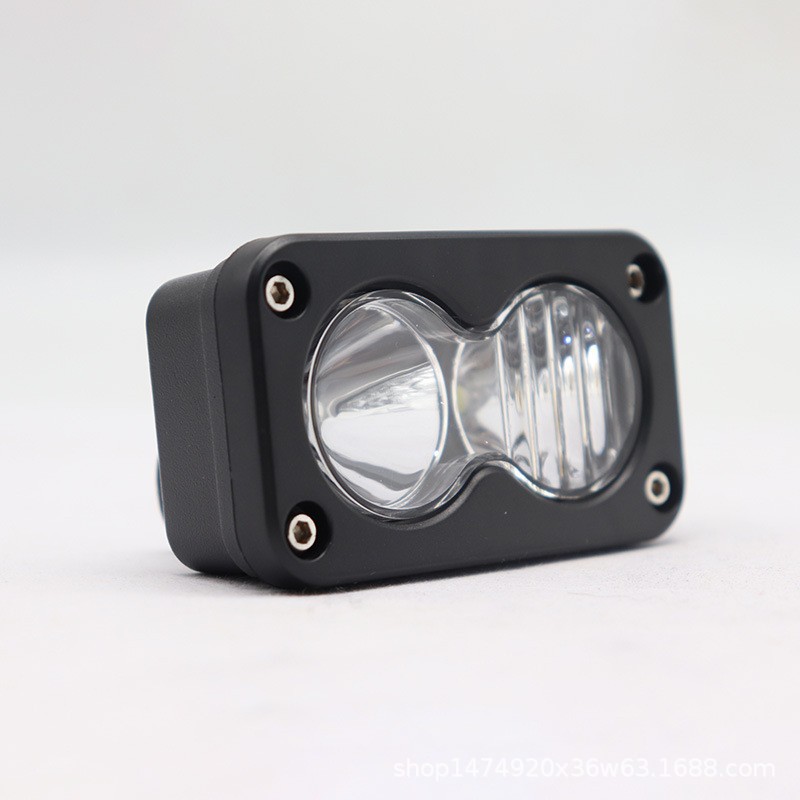 Cross-Border Square 3inch Led Car Work Light Motorcycle Spotlight Modified Searchlight Car Light Front Electric Vehicle Light