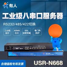 8���ڷ�����RS232/485/422�����D��̫�W�W��ģ�K���IN668