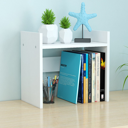 Desktop bookshelf storage rack multi-layer student tiered simple office desk desk small storage shelf book cabinet book stand