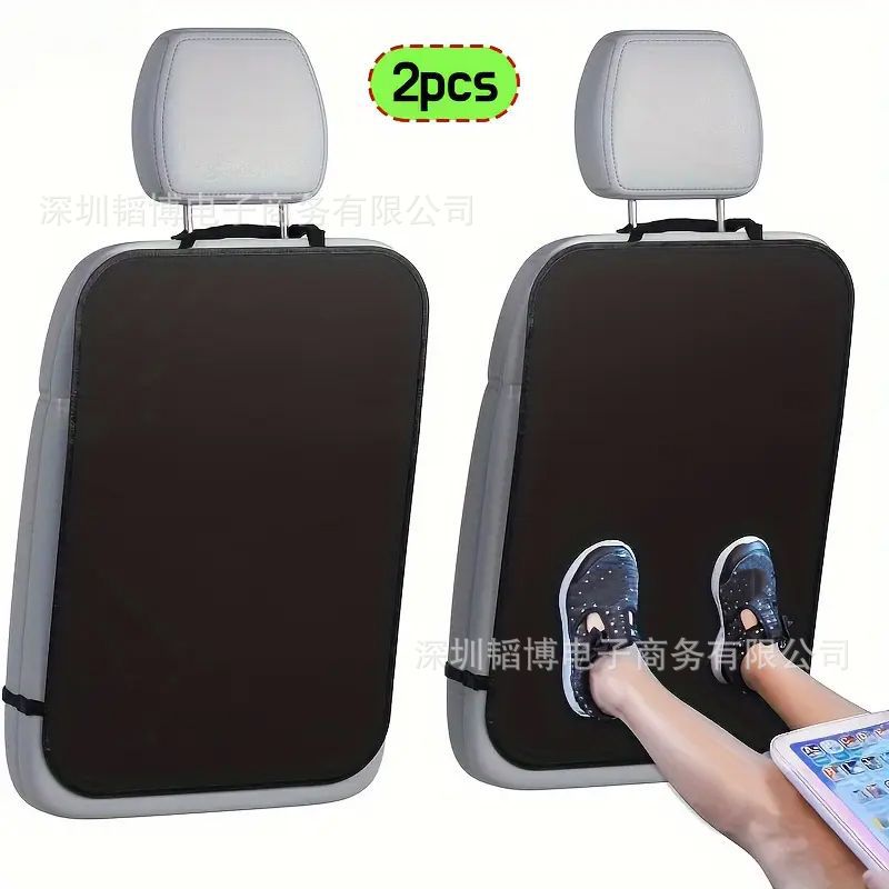 Car Rear Seat Anti-Kick Pad Car Rear Seat Protection Pad Car Anti-Dirty Waterproof with Storage Bag
