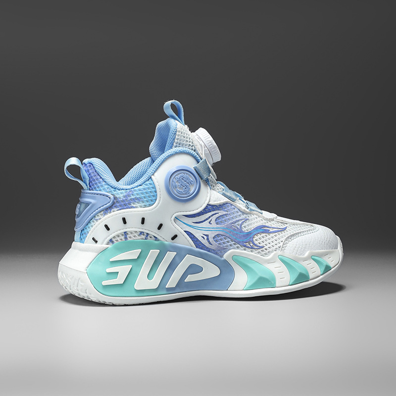 Zapatillas de baloncesto para niños, zapatillas deportivas para niñas, nueva malla de verano, transpirable, zapatillas de entrenamiento ligeras para niños, malla