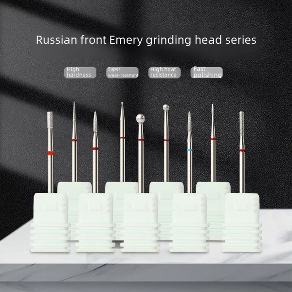 Sanding head nail pre-treatment Russian type sanding head nail removal emery sanding head to remove dead skin tool grinding head