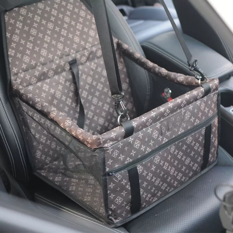Cross -border dog car car, waterproof and anti -dirt -proof petty travel box can fold the pet car pad
