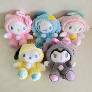 Брелоки-мягкие игрушки Sanrio: Меlodи Сinnamoroll Kuromi