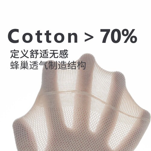Summer Thong Socks for Girls, Thin, Short Socks with Silicone Non-Slip Invisible Socks, Simple and Versatile, Low-Cut Mesh Breathable Women's Socks
