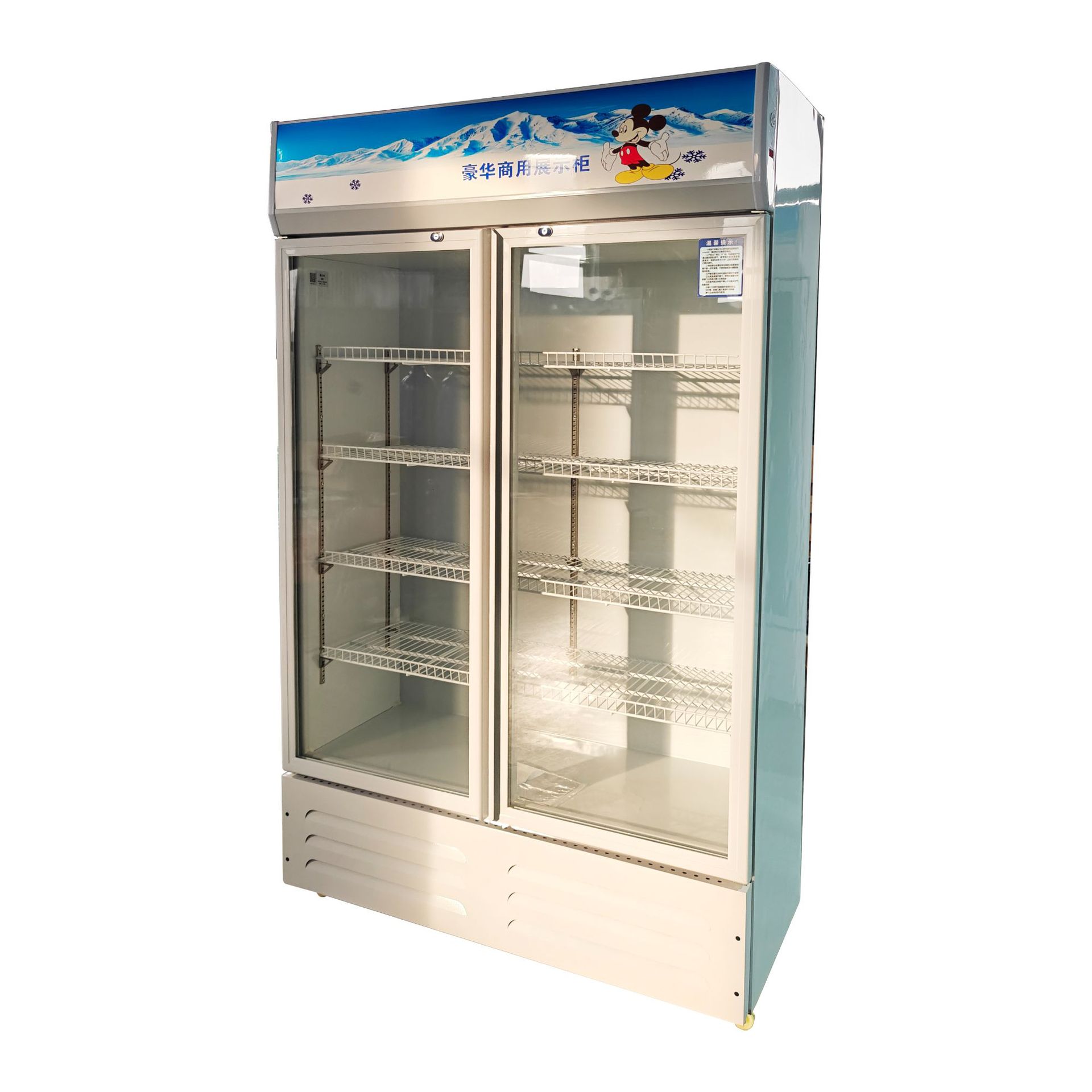 Congelador de vino comercial, gabinete de alta conservación, puerta de vidrio vertical, gabinete de cerveza, gabinete de bebidas, refrigerador de exhibición