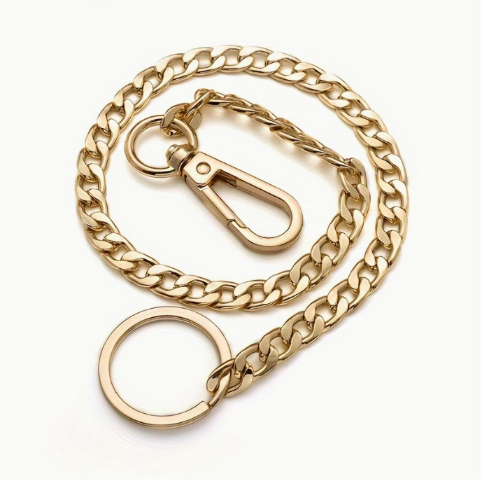 Cross-border versatile fashion pant chain, high-end personalized trendy accessory, adjustable hanging chain, street style belt waist chain