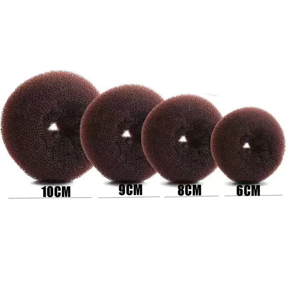 New Donut Hair Twister Set, Korean Style Hair Accessories, Flower Bud Hair Ring, Braiding Hair Artifact