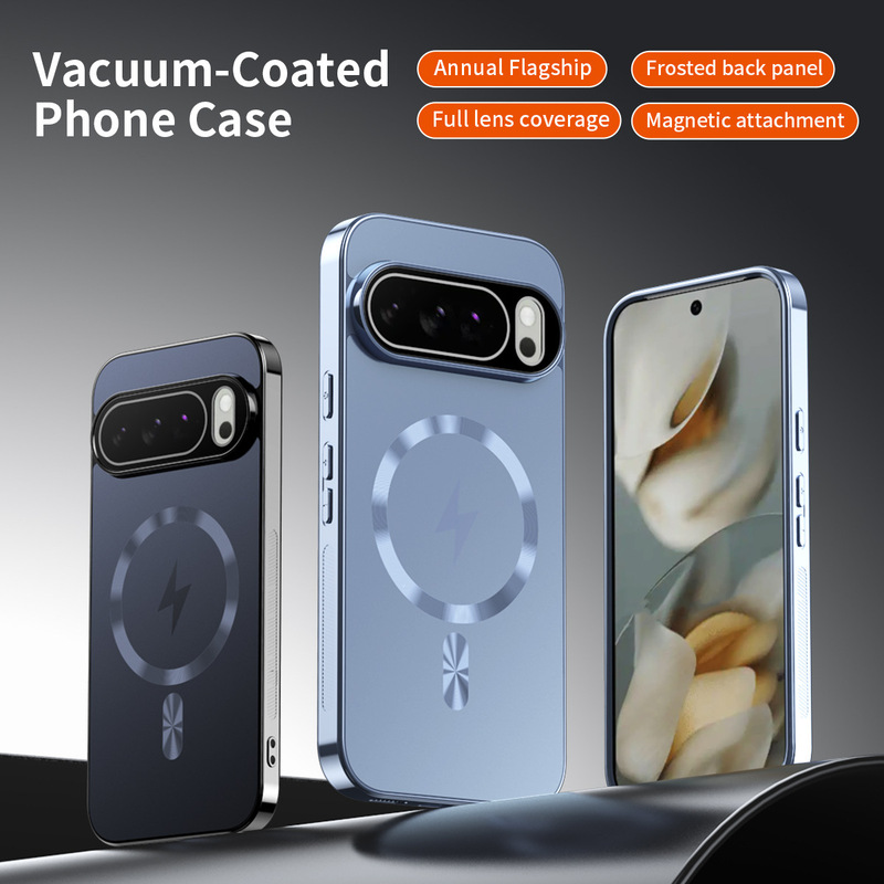 Suitable for Google Pixel10A Magnetic Phone Case 9-Skin-Feel Matte Protective Cover Two-In-One Pro Anti-Fall Electroplating Suitable for Google Pixel10A Magnetic Phone Case 9-Skin-Feel Matte Protective Cover Two-In-One Pro Anti-Fall Electroplating