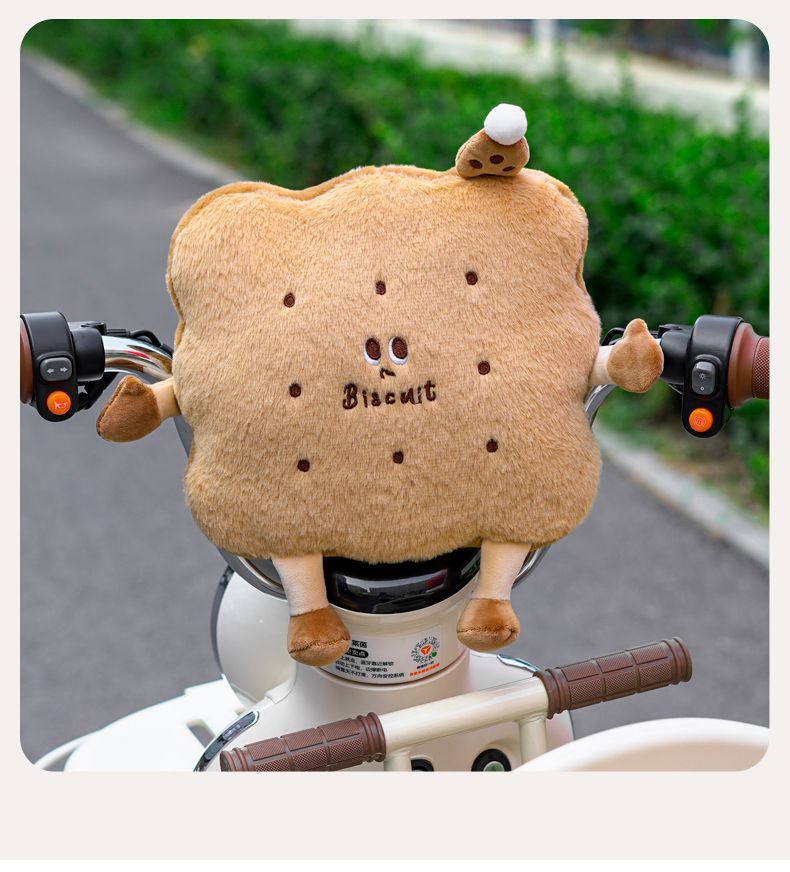 Electric Vehicle Anti-Collision Head Protection Pad, Baby Front-Mounted Child Seat Anti-Collision Pad, Electric Scooter Thickened Protective Pad, Universal
