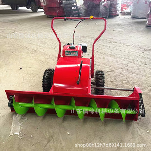 Small Snow Sweeper Hand Push Full Gear Rolling Brush Road Snow Thrower School Factory Snow Sweeper