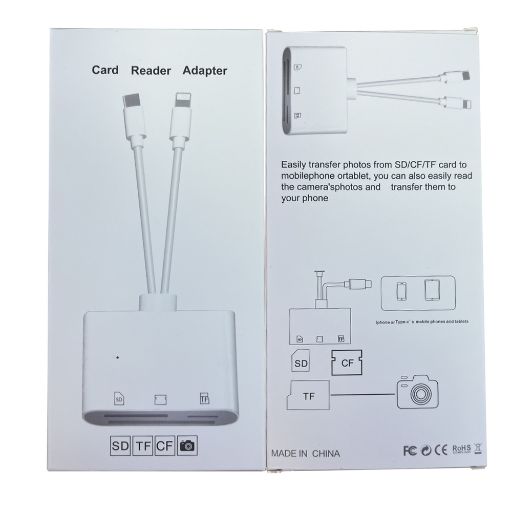 듀얼 라인 to SD+TF+CF 박스 포장