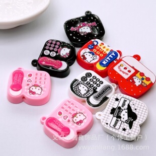 30*30mm�����p��ӡ��HelloKitty���C�Ԓ�C�Q����diy����܇�����