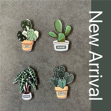 龟背竹仙人掌秋海棠冰箱贴云养植物磁贴绿植送孩子朋友伴手礼