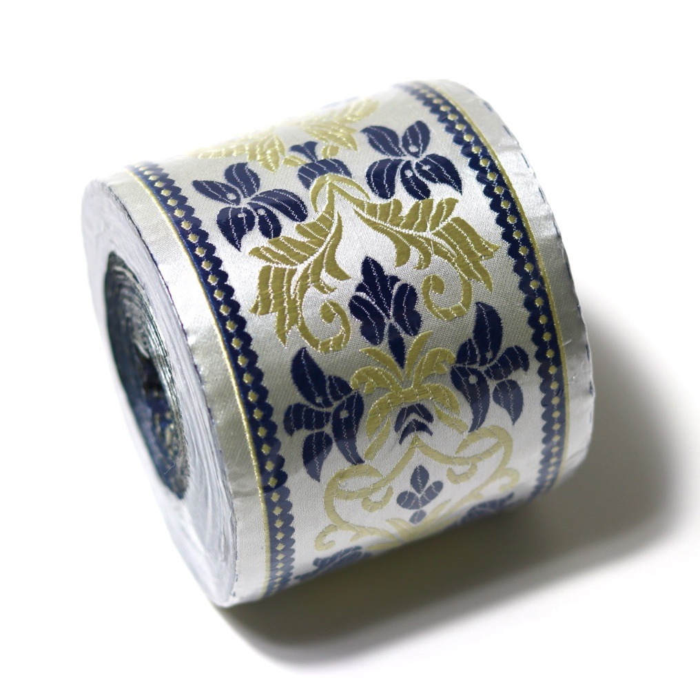 Ancho 9cm 6cm de alta precisión jacquard correas cara de caballo falda almohada Hanfu sofá cojín mesa bandera cama mantel costura